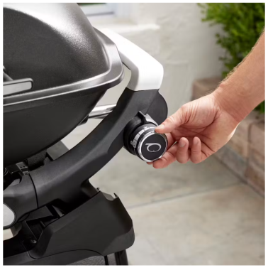 Weber Q 2200N Gasgrill mit Seitentischen und kompaktem Stand, 1501100